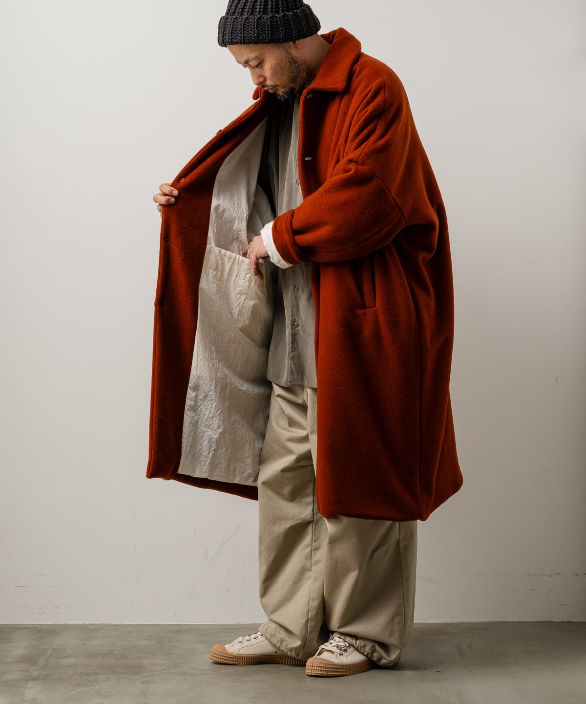 BIG BLOBBY COAT HEAVY CASHMERE