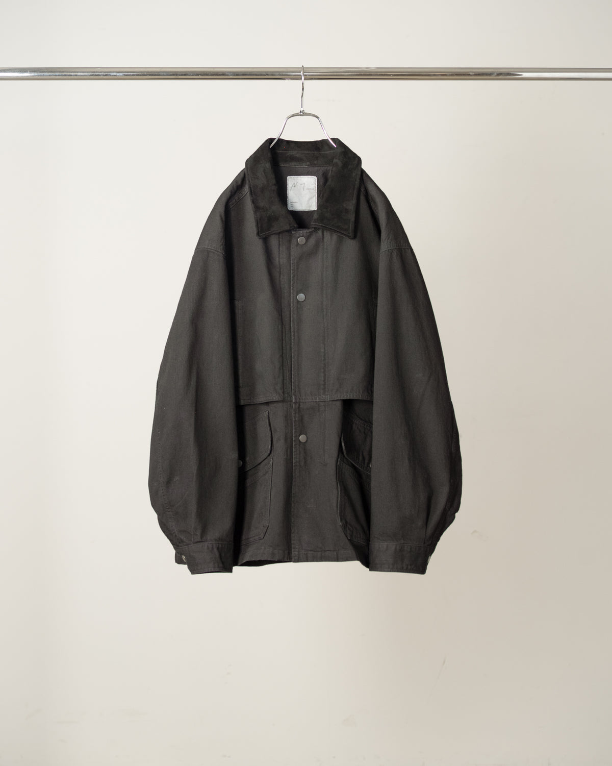 AGING DENIM HALF JACKET