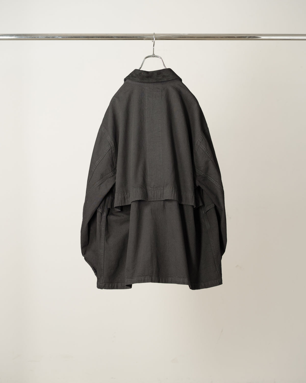 AGING DENIM HALF JACKET