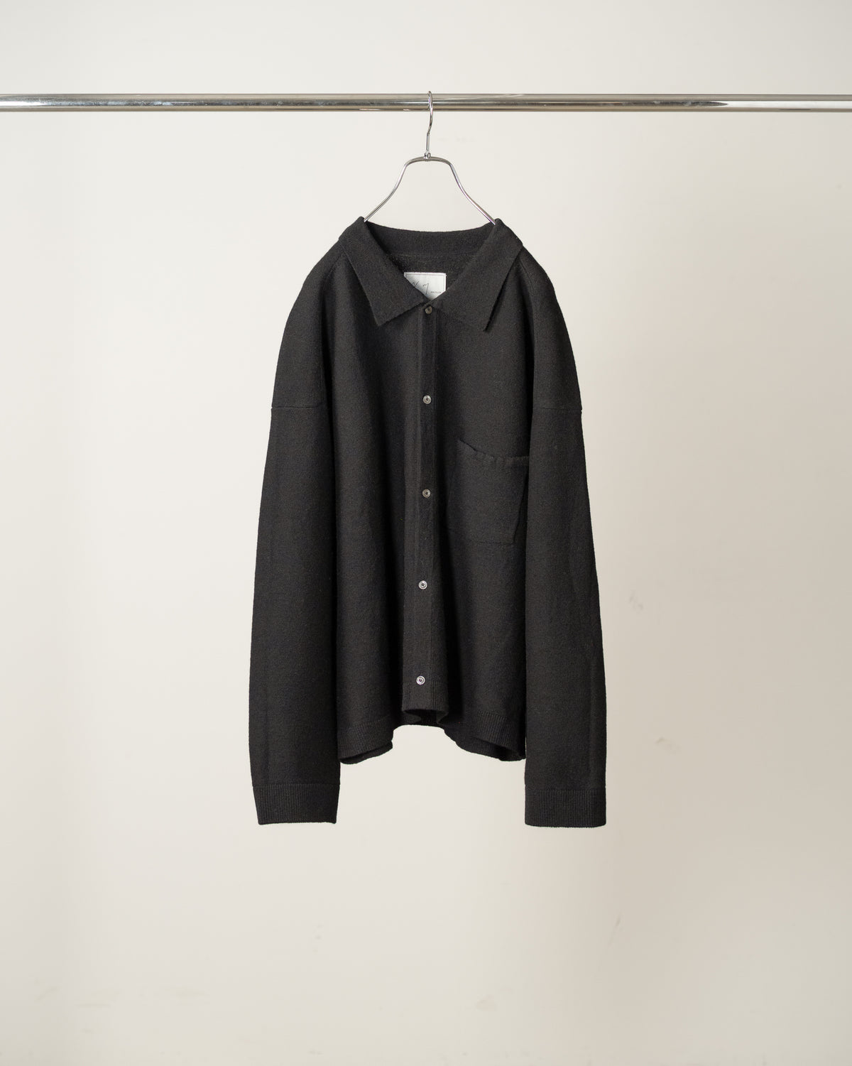 SHETLAND WOOL KNIT SHIRT
