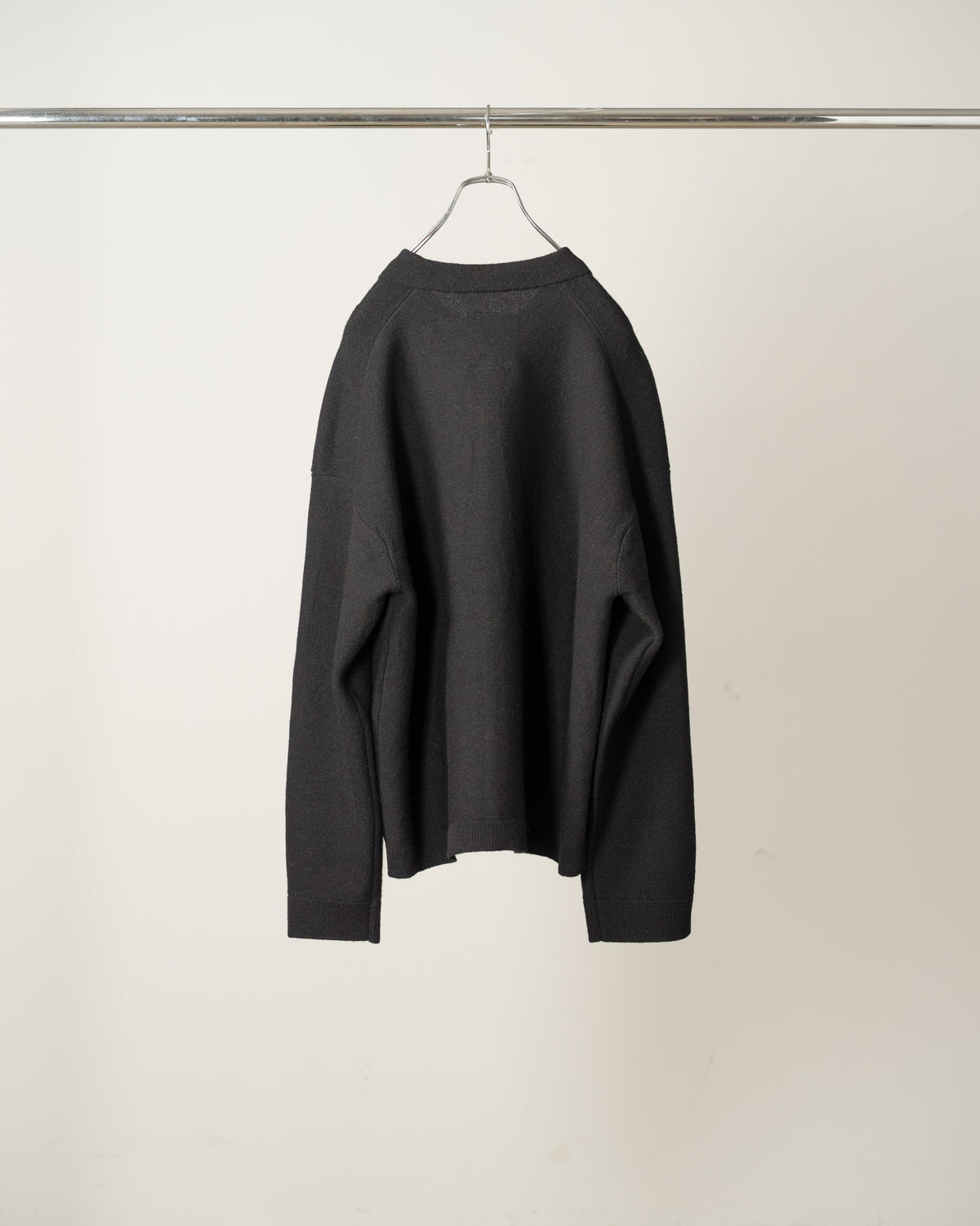 SHETLAND WOOL KNIT SHIRT