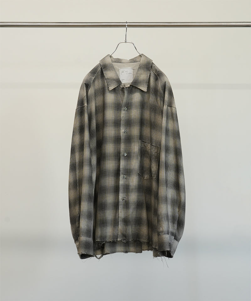 LAST1>>OMBRECHECK SHIRT - ANCELLM