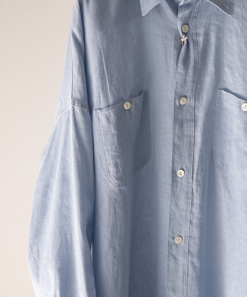 TENT LONG SHIRT / ヘンプ細布 - MARKAWARE