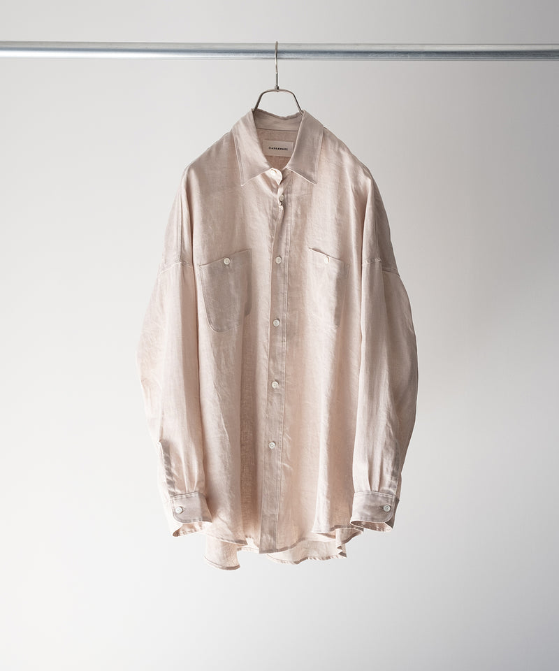 TENT LONG SHIRT / ヘンプ細布 - MARKAWARE