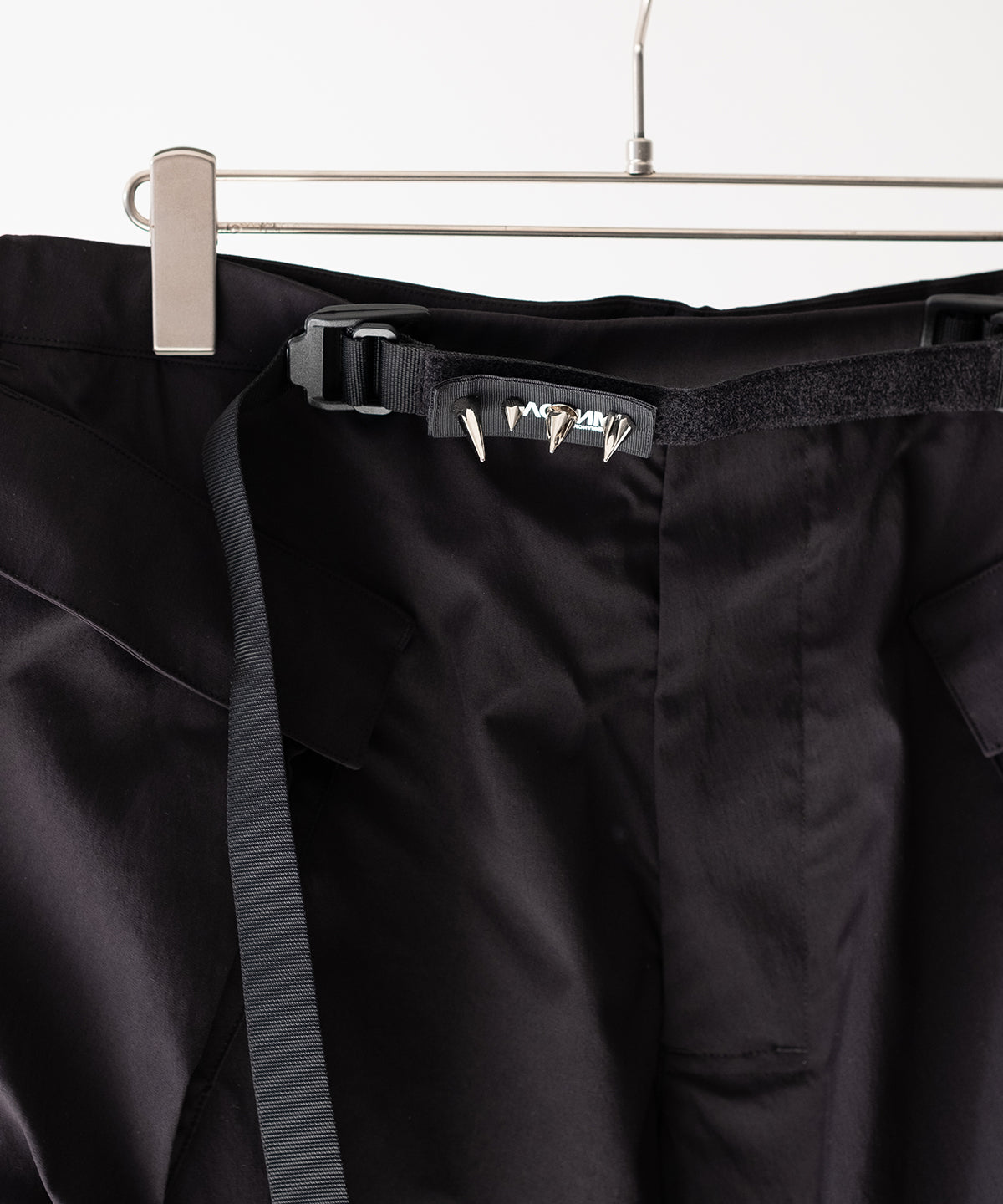 LAST1>> SP56A-M NYLON STRETCH DOUBLE CARGO SHORT PANTS
