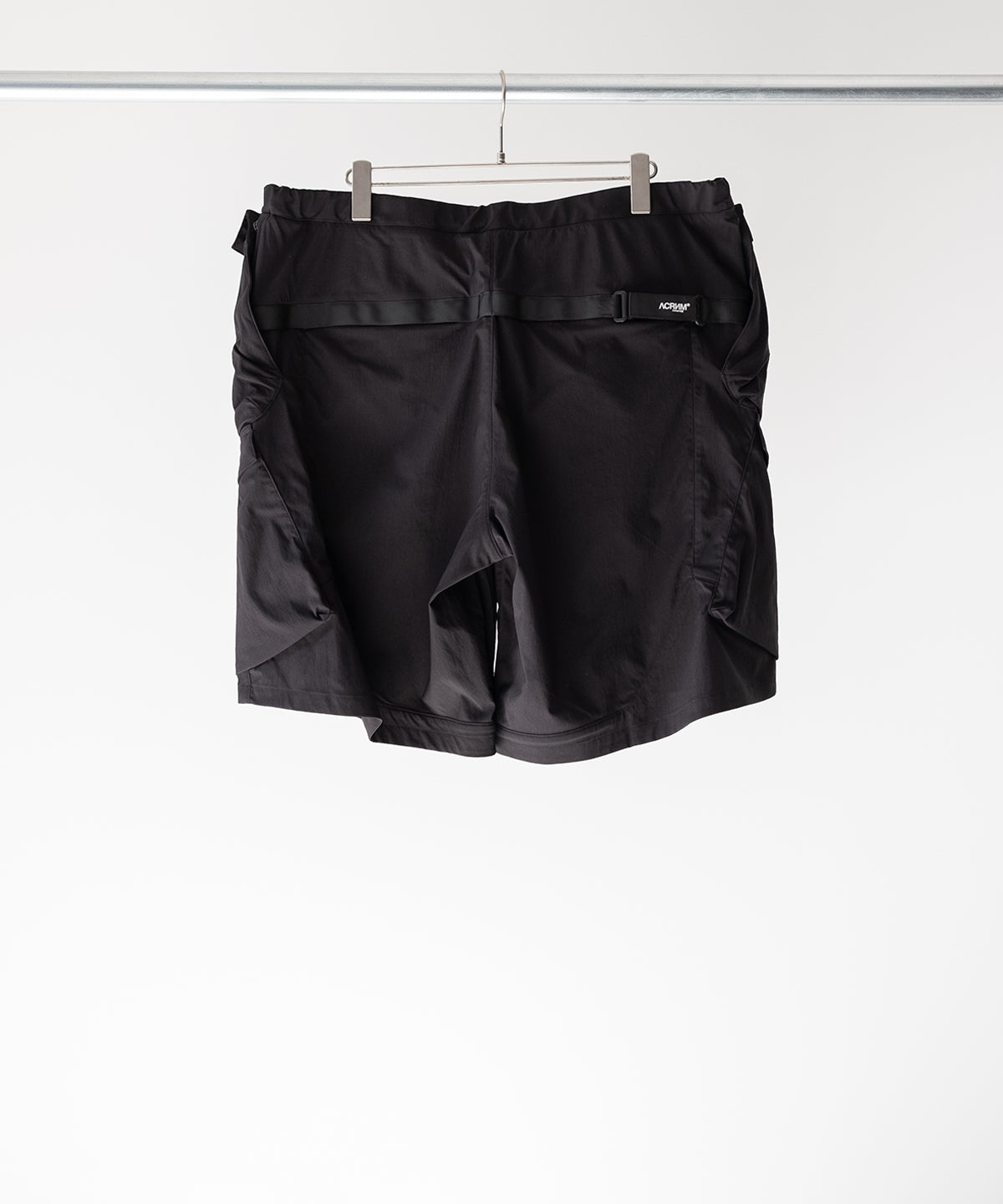 LAST1>> SP56A-M NYLON STRETCH DOUBLE CARGO SHORT PANTS