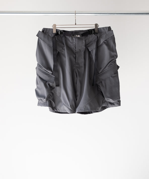 SP56A-M NYLON STRETCH DOUBLE CARGO SHORT PANTS- ACRONYM