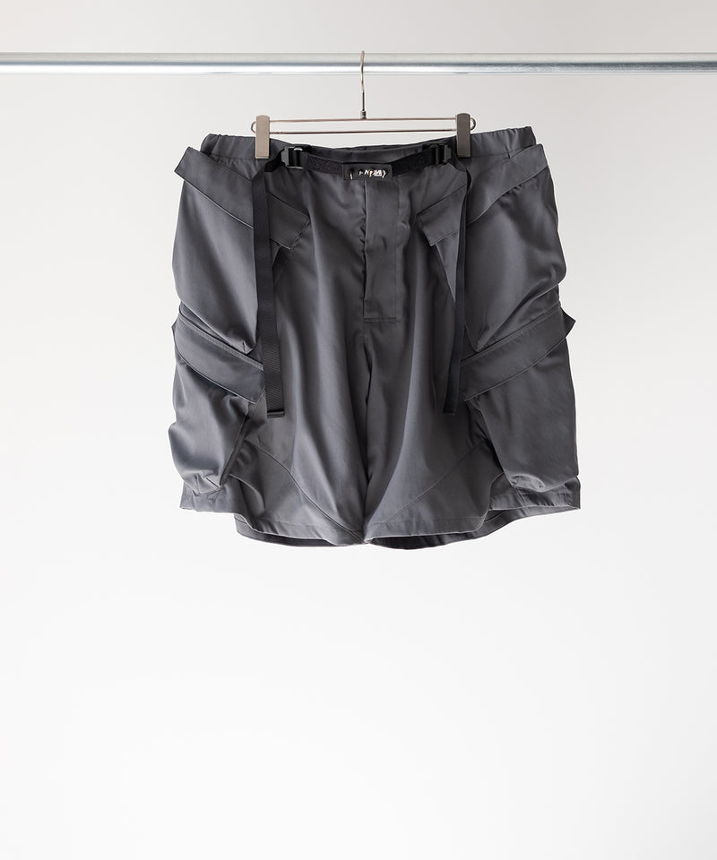SP56A-M NYLON STRETCH DOUBLE CARGO SHORT PANTS- ACRONYM