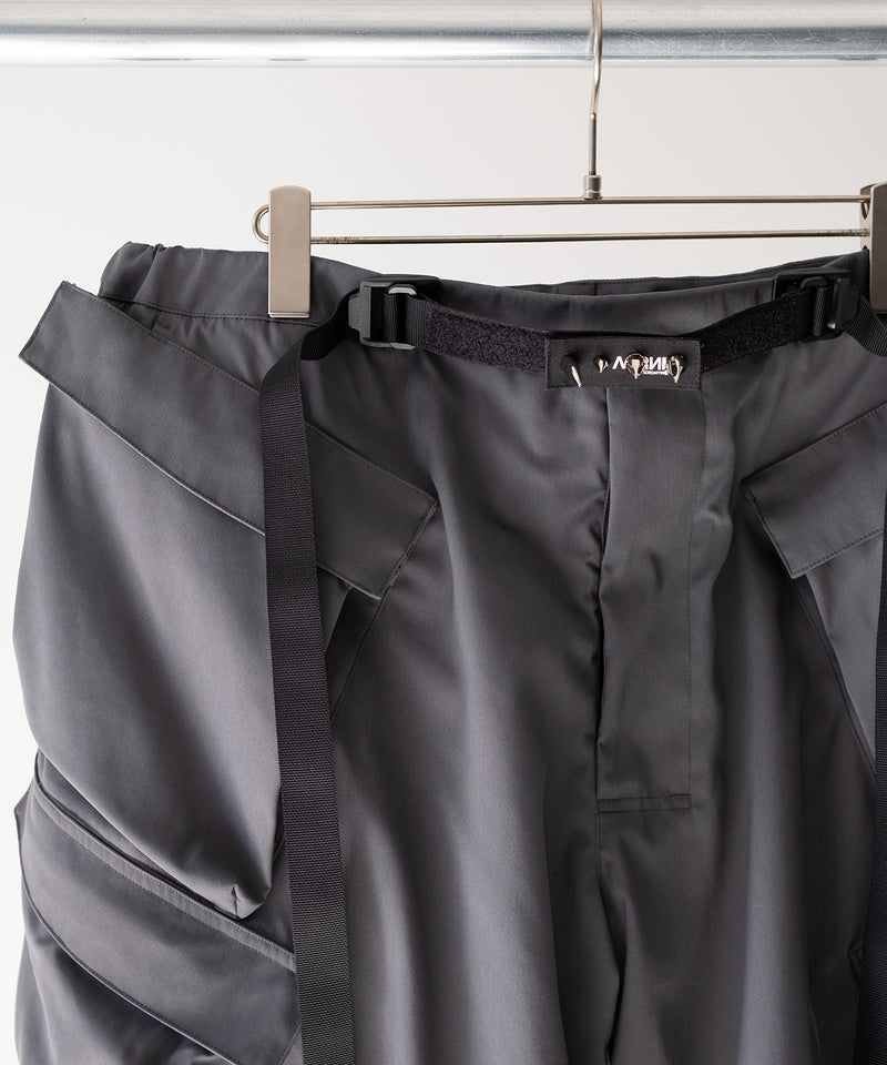 SP56A-M NYLON STRETCH DOUBLE CARGO SHORT PANTS- ACRONYM