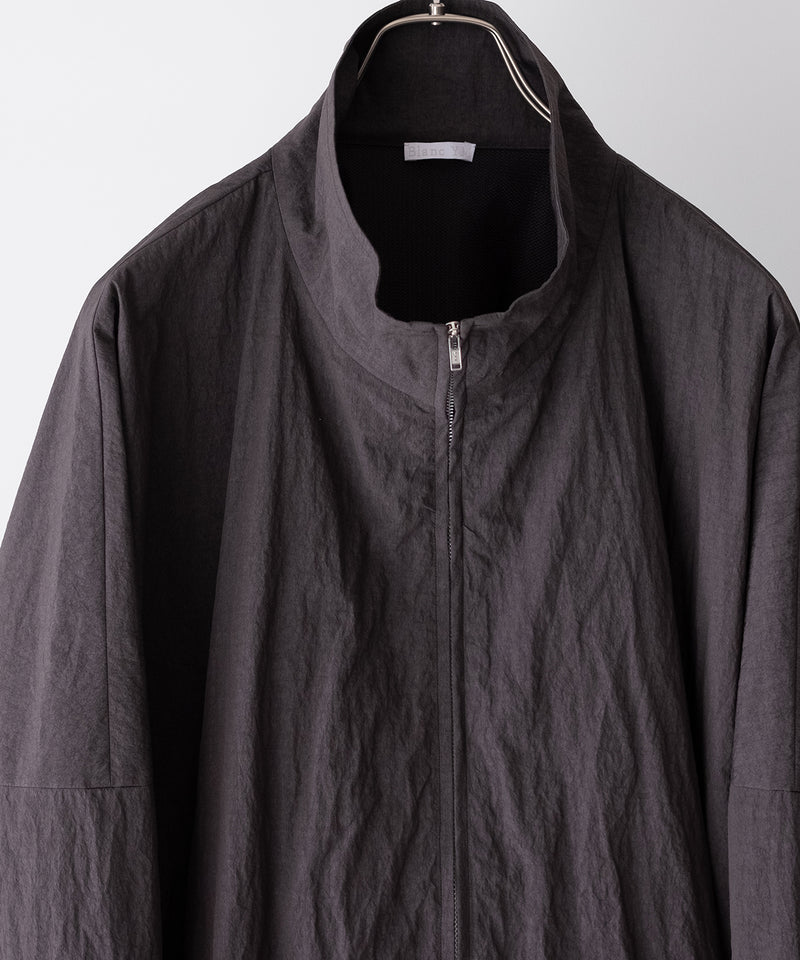 COTTON NYLON TRACK JACKET - Blanc YM