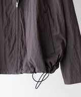 COTTON NYLON TRACK JACKET - Blanc YM