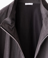 COTTON NYLON TRACK JACKET - Blanc YM