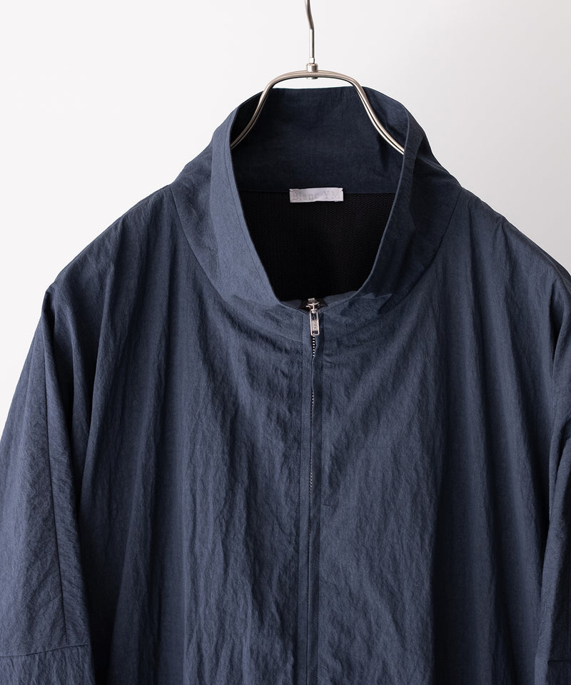 COTTON NYLON TRACK JACKET - Blanc YM