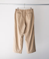 SILK COTTON SPINDLE PANTS - Blanc YM