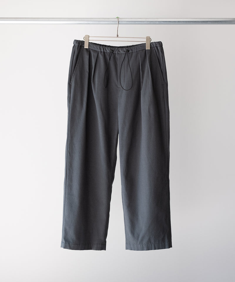 SILK COTTON SPINDLE PANTS - Blanc YM