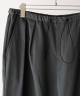 SILK COTTON SPINDLE PANTS - Blanc YM