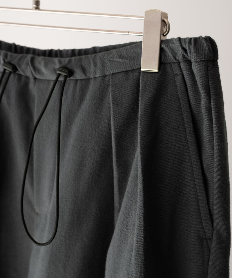 SILK COTTON SPINDLE PANTS - Blanc YM