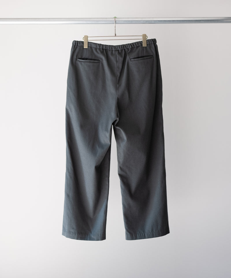 SILK COTTON SPINDLE PANTS - Blanc YM