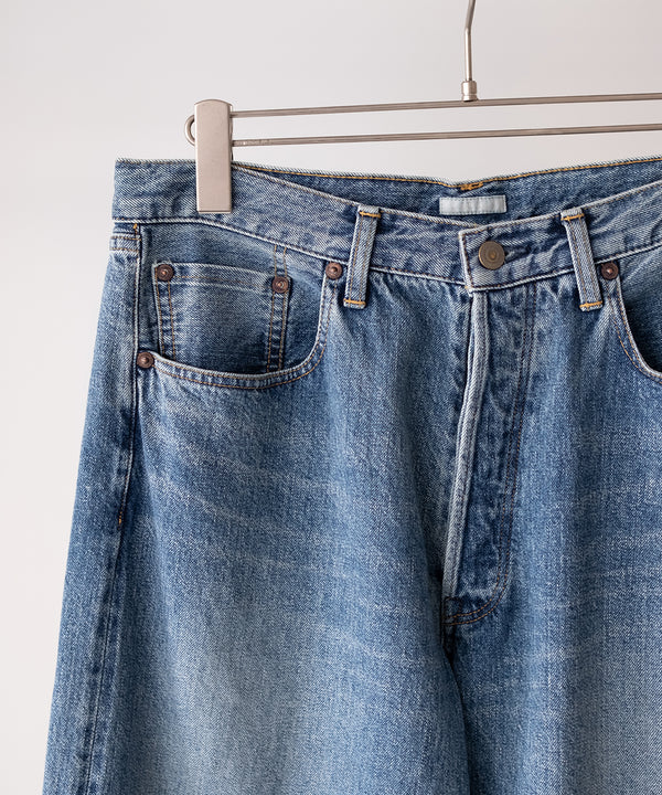 VINTAGE WASHED SELVEDGE DENIM 5P PANTS - ULTERIOR