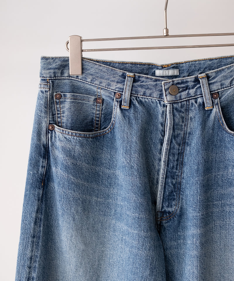 VINTAGE WASHED SELVEDGE DENIM 5P PANTS - ULTERIOR