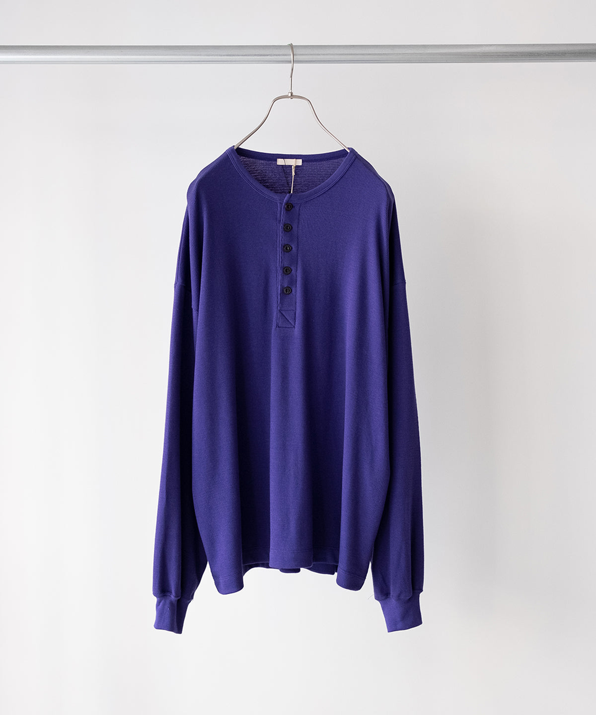 C/CASH HONEYCOMB HENLEY-NECK TOP - ULTERIOR – C THE C