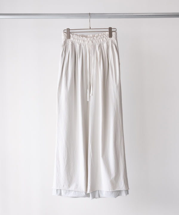 DRAPE WIDE EASY CUT SLACKS - ANCELLM