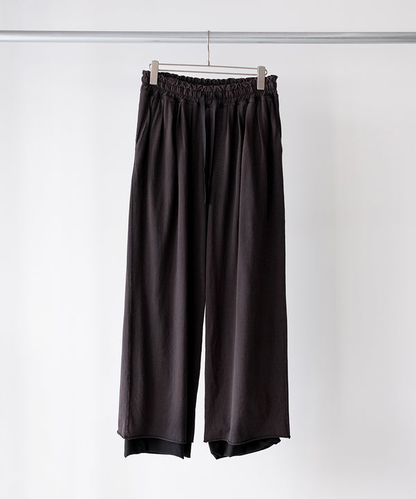 DRAPE WIDE EASY CUT SLACKS - ANCELLM