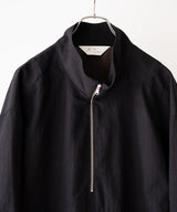 WOOL HALF ZIP PULL OVER SHIRT - ANCELLM