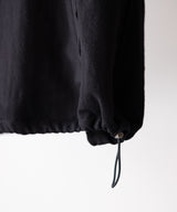 WOOL HALF ZIP PULL OVER SHIRT - ANCELLM