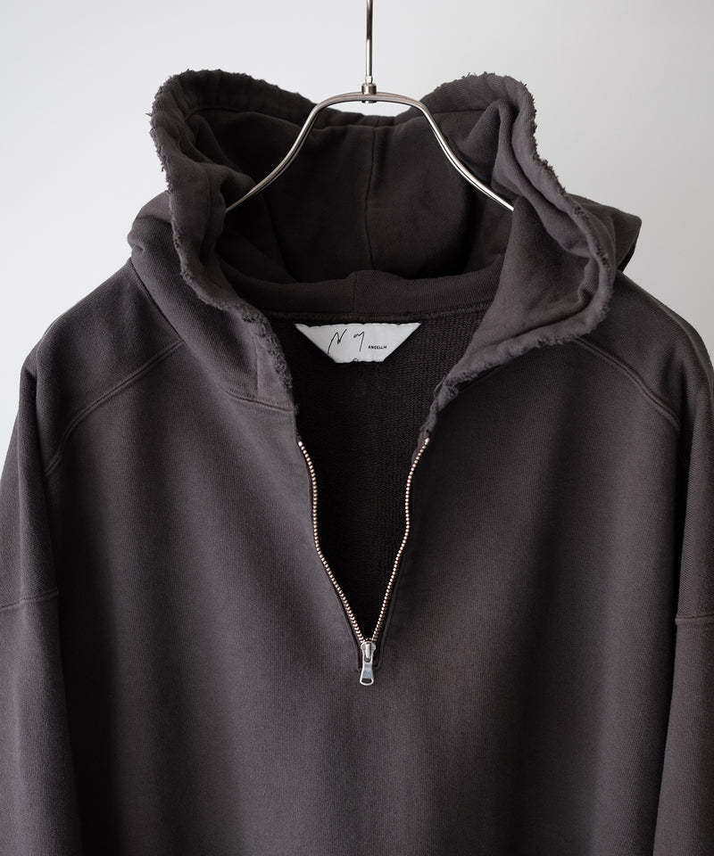 HALF ZIP HOODIE - ANCELLM