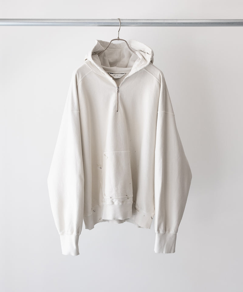 HALF ZIP HOODIE - ANCELLM