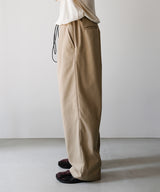 SILK COTTON SPINDLE PANTS - Blanc YM