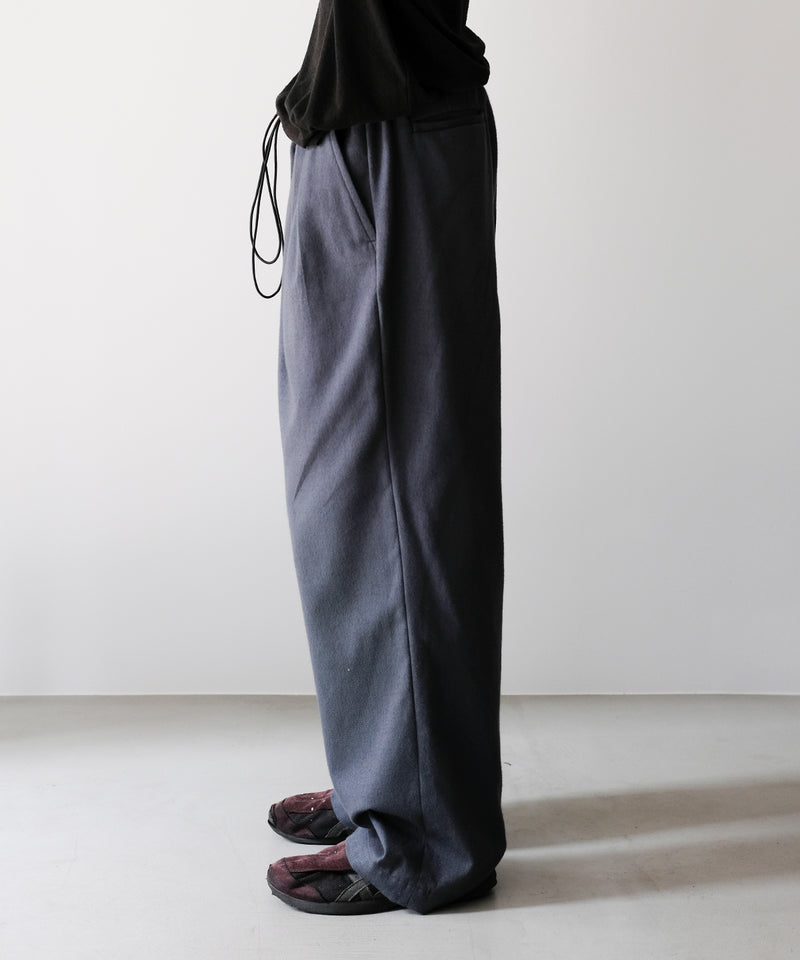 SILK COTTON SPINDLE PANTS - Blanc YM