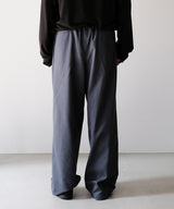 SILK COTTON SPINDLE PANTS - Blanc YM