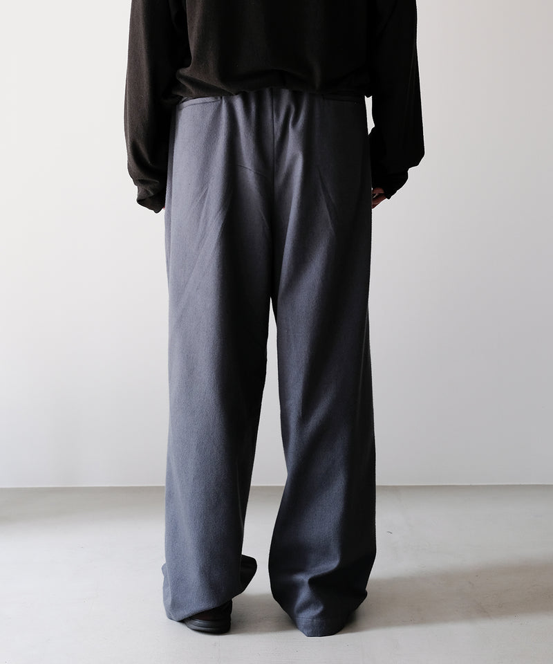SILK COTTON SPINDLE PANTS - Blanc YM