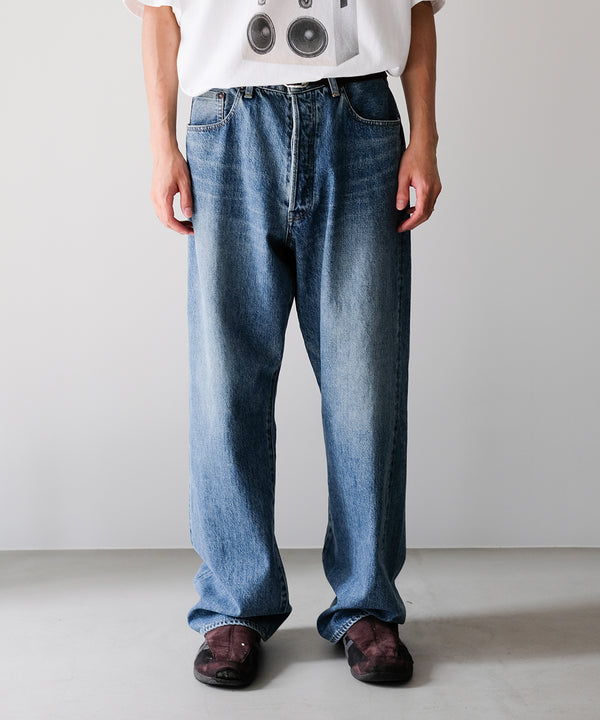 VINTAGE WASHED SELVEDGE DENIM 5P PANTS - ULTERIOR