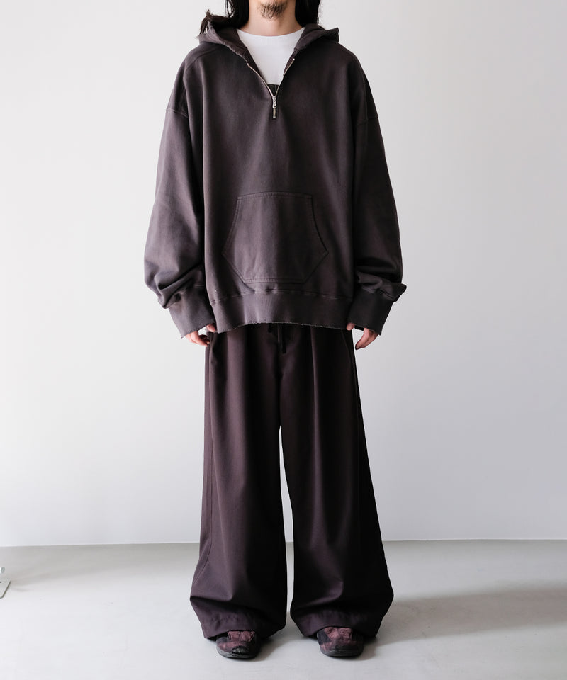 HALF ZIP HOODIE - ANCELLM