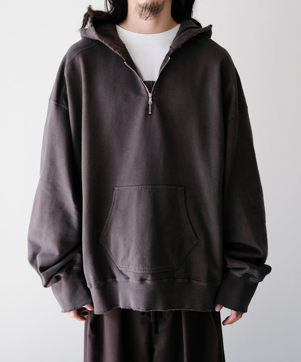 HALF ZIP HOODIE - ANCELLM