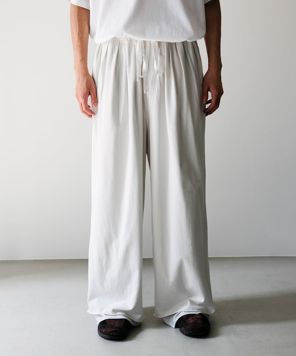 DRAPE WIDE EASY CUT SLACKS - ANCELLM