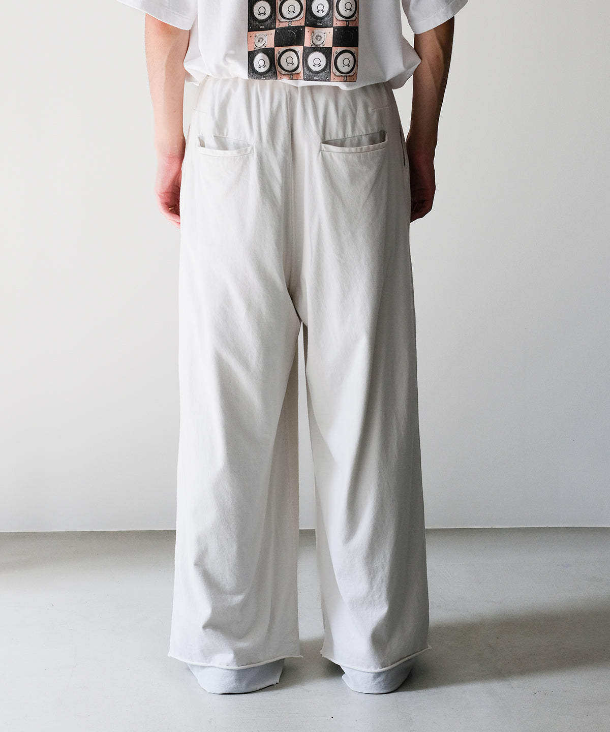 DRAPE WIDE EASY CUT SLACKS - ANCELLM – C THE C