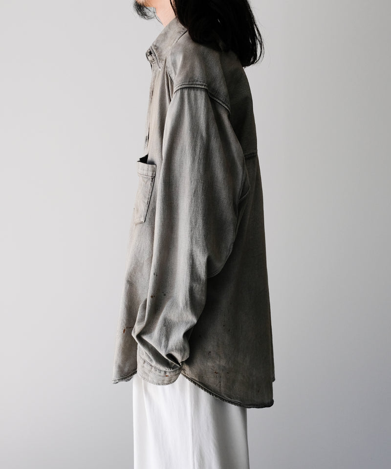 DENIM DRESS SHIRT - ANCELLM