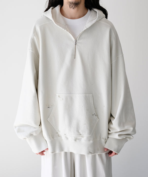 HALF ZIP HOODIE - ANCELLM
