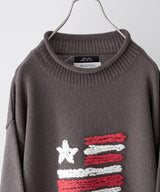 KNITTED ROLL NECK SWEATER - RICENINETEN