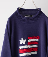 KNITTED ROLL NECK SWEATER - RICENINETEN
