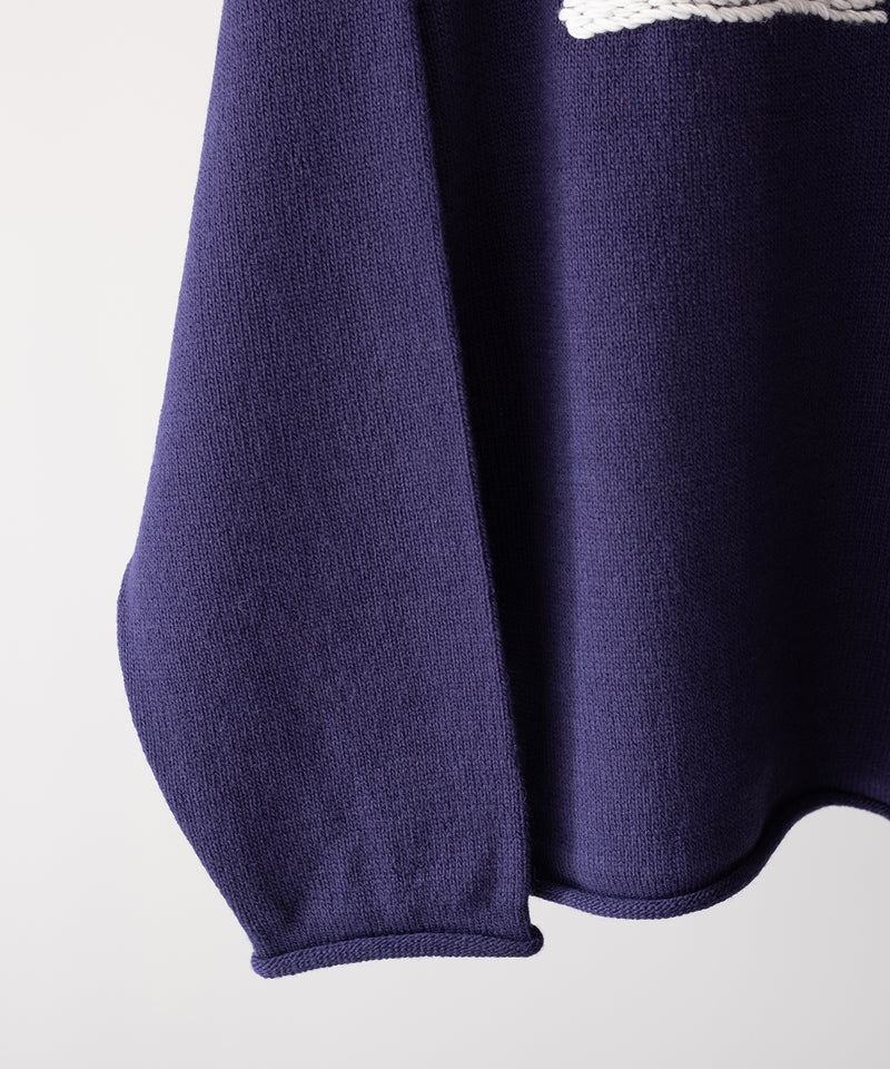 KNITTED ROLL NECK SWEATER - RICENINETEN