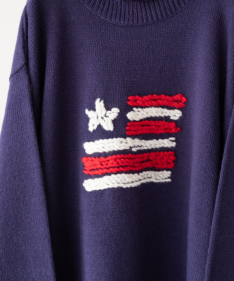 KNITTED ROLL NECK SWEATER - RICENINETEN