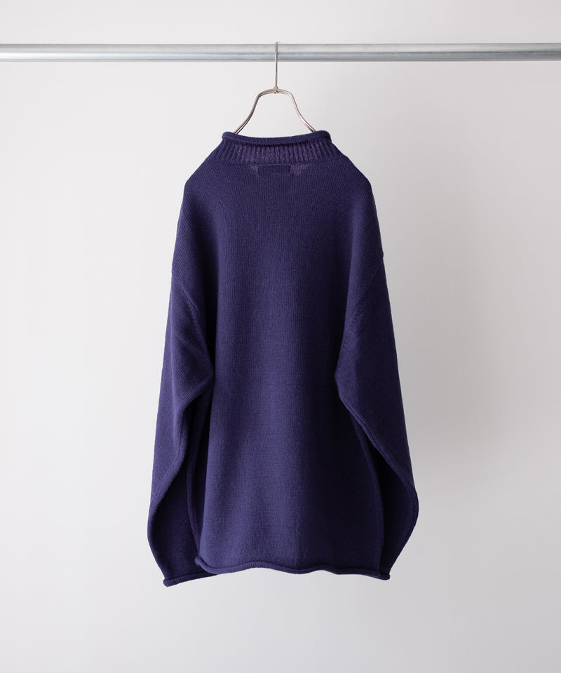 KNITTED ROLL NECK SWEATER - RICENINETEN