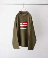 KNITTED ROLL NECK SWEATER - RICENINETEN