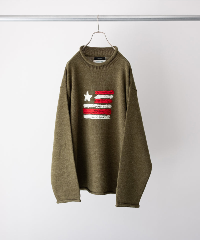 KNITTED ROLL NECK SWEATER - RICENINETEN