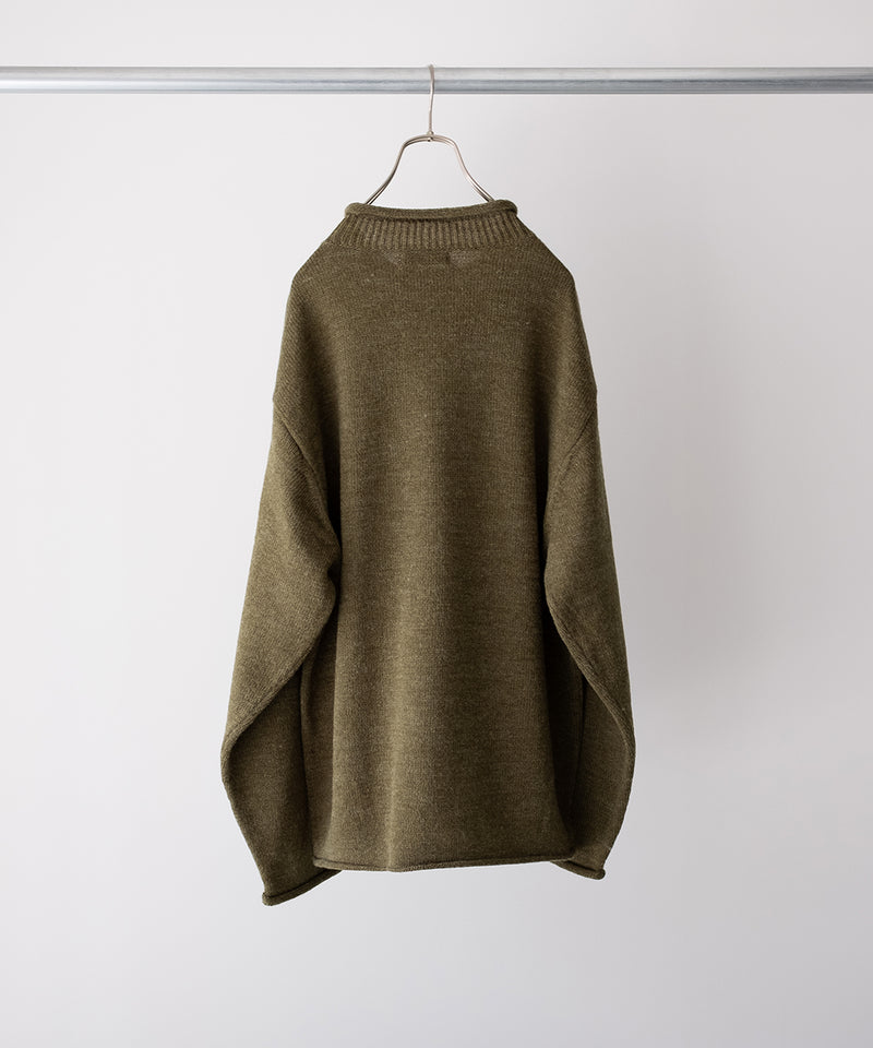 KNITTED ROLL NECK SWEATER - RICENINETEN